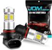 projector-equipped jdm astar h10 9140 9145 led fog light bulbs in bright white with px chips for enhanced visibility logo