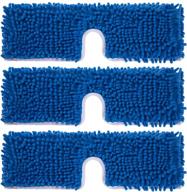 🧹 premium 3-pack mop refills compatible with o-ceda dual-action microfiber mop – replacement mop heads for dry/wet use, machine washable, double-sided cleaning for all surfaces – chenille flip mop replacements logo