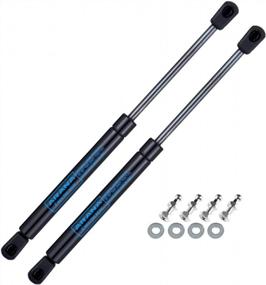 img 4 attached to 15 Inch 300 N/67 LB Gas Prop Shocks Lift Support Struts 15" For Camper Shell TV Cabinet Floor Hatch RV Bed Bench Lid Heavy-Duty Toolbox Lid Boat Hatch (Suitable Weight: 55-75Lbs ), Pack Of 2