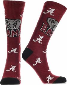 img 2 attached to Get Ready For Gameday With Alabama Crimson Tide Crew Length Socks Mayhem!