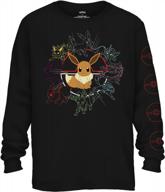 футболка pokemon eeveeloutions eevee heather логотип