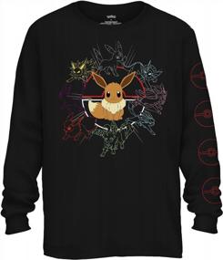 img 4 attached to Футболка Pokemon Eeveeloutions Eevee Heather