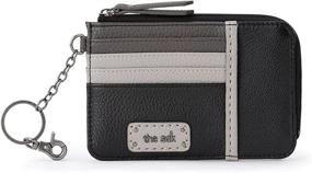 img 4 attached to Iris Wallet Mahogany Snake Block Women's Handbags & Wallets - Wallets