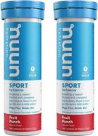 nuun active electrolyte enhanced tablets sports nutrition : hydration logo
