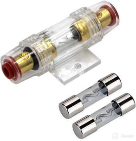 img 2 attached to 🚗 Carviya 4-8 Gauge AWG Waterproof Fuse Holder with Four 30A AGU Type Fuses - Ideal for Car Audio, Alarm, Amplifier & Compressors (2 Pack)