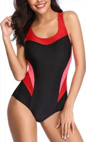img 3 attached to Yilisha Women's Boyleg One Piece Swimsuit: идеальный спортивный купальник для подростков и взрослых