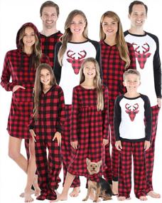 img 4 attached to Cozy Up This Christmas With SleepytimePJs Family Matching Winter Fleece Pajama Sets