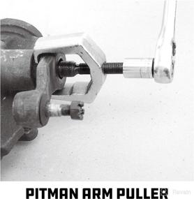 img 1 attached to ✨ "Efficient Pitman Arm Puller: Powerbuilt 648693 in Sleek Silver