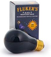 fluker's black nightlight bulbs for reptiles 60 watt: enhancing reptile habitat with optimal nighttime lighting logo