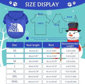 img 1 attached to 🐶 Pack of 2 Dog Sweatshirt Hoodies for Small Dogs - Pet Sweaters for Chihuahuas, Girls, Boys - Doggie Clothes Outfit Apparel, Cat Clothing Coats