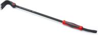 efficiently tackle tough projects with the crescent 30” indexing flat pry bar - db30x, red/black logo