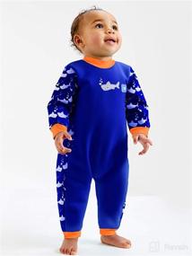 img 2 attached to 👶 Optimized for SEO: One-Piece Baby Wetsuit by Splash About Warm