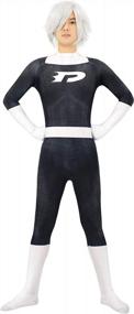 img 2 attached to Men'S Halloween Costume: 3D Printed Black Bodysuit For Cosplay By C-ZOFEK