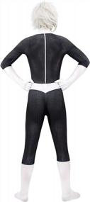 img 1 attached to Men'S Halloween Costume: 3D Printed Black Bodysuit For Cosplay By C-ZOFEK