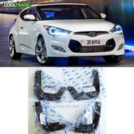 оригинальные защитные шланги hyundai veloster mud flaps set (4шт) передние и задние - oem 2012-2015 логотип