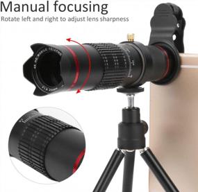 img 2 attached to Monocular Telescope With Tripod And Phone Clip, 22X Zoom Telephoto For Smartphone Games/Concerts/Travel/Bird Watching/Camping/Hiking