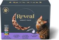 🐱 reveal natural wet cat food: 12 pack of limited ingredient grain-free pouches for cats - 2.47oz each logo