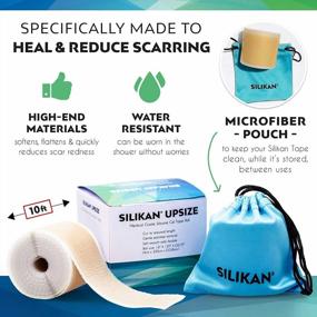 img 3 attached to Upgrade Your Scar Reduction With Medical Grade Silicone Tape: Extra Long Roll For Keloid Tissue And Breast Scars