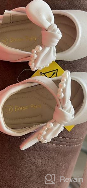 img 1 attached to DREAM PAIRS Sophia 22 Adorables: Flats Ballerina Shoes for Girls review by Christopher Scales