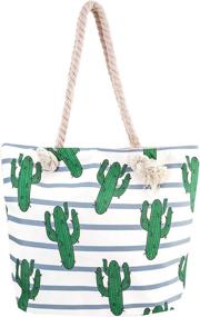 img 3 attached to Llama Beach Shoulder Tote Bag Women's Handbags & Wallets ~ Totes