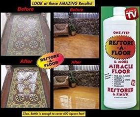 img 1 attached to 🌟 Reveal the Beauty - Restore-A-Floor Floor Finish: Wood Floor Polish and Hard Wood Floor Wax for Total Floor Rejuvenation - Enhancing Marble, Vinyl, and Laminate Surfaces