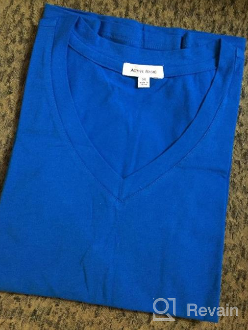 img 1 attached to Stylish And Comfortable: Emmalise Women'S Athletic V-Neck T-Shirt With Slim Fit And Half Sleeves review by Aaron Masek