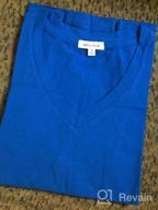 img 1 attached to Stylish And Comfortable: Emmalise Women'S Athletic V-Neck T-Shirt With Slim Fit And Half Sleeves review by Aaron Masek