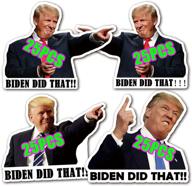 100pcs joe biden i did that! - humorous sticker decal: a funny twist on joe biden's campaign logo - pointed to your left! логотип