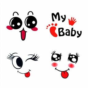 img 3 attached to Celebrate Your Pregnancy With These Fun Belly Stickers - 9 Cute Facial Expressions To Share Your Joy With Friends And Family