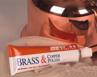 met all brass copper polish ounce logo