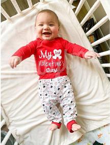 img 3 attached to Celebrate Your Baby'S First Valentine'S Day With Adorable Bodysuit Set!