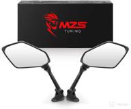 mzs motorcycle mirrors zx6r 2009 2012 logo