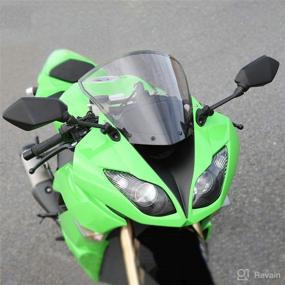 img 3 attached to MZS Motorcycle Mirrors ZX6R 2009 2012