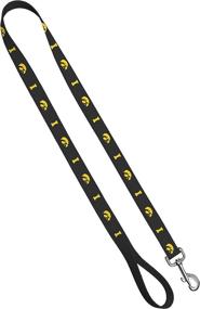 img 1 attached to 🐾 University of Iowa Hawkeyes Dog Leash by Moose Pet Wear - High-Quality Made in USA Dog Leash