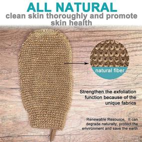 img 2 attached to 🧤 Revitalize Your Skin with PACK Natural Exfoliating Glove Mitten