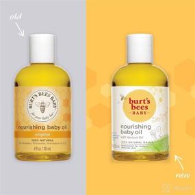 img 3 attached to 👶 Burt's Bees Baby Nourishing Baby Oil: Natural Origin Baby Skin Care (4 fl oz Bottle)