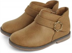 img 3 attached to Cute And Comfy Faux Leather Booties For Girls And Toddlers From Gymboree