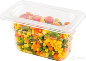 img 3 attached to 🍽️ Met Lux Lid: 1/9 Size Food Pan Lid - Freezer-Safe Commercial Lid for Food Storage Containers (Container Sold Separately) - Ideal for Kitchens, Restaurants, or Cafeterias - Restaurantware