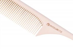 img 1 attached to White Butterfly Tail Comb By HYOUJIN - Heat Resistant Teasing Comb For Easy Parting And Sectioning