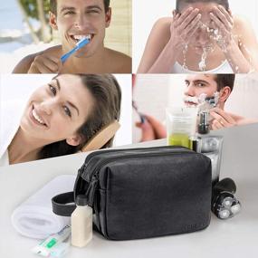 img 3 attached to Organize Your Toiletries On-The-Go With The Hanging Travel Toiletry Bag - Large Capacity And 4 Compartments For Women, Perfect For Daily Use, Travel And Gifting!