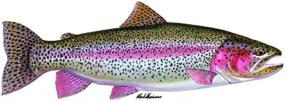 img 3 attached to 🐟 Wild Wings Rainbow Trout Car Sticker: Vibrant Full Color Outdoor Vinyl Decal for an Enjoyable Drive