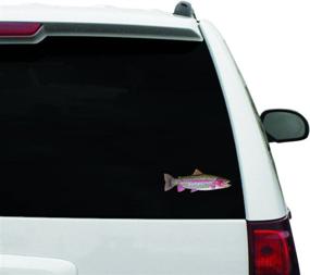 img 2 attached to 🐟 Wild Wings Rainbow Trout Car Sticker: Vibrant Full Color Outdoor Vinyl Decal for an Enjoyable Drive