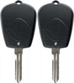 img 2 attached to Улучшите удобство и безопасность с помощью KeylessOption Keyless Entry Remote Car Key Fob для Saab 9-7X (2-Pack)