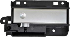 img 2 attached to 🧤 Black Glove Box Compartment Lock Latch Handle with Silver Lever - PT Auto Warehouse GM-2647RA