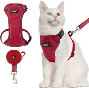 img 4 attached to Reflective Cat Harness Leash Set