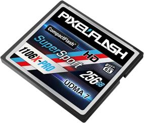 img 1 attached to PixelFlash 256GB Supersport CompactFlash Memory Card 1106X Pro Fast Transfer Speeds Up To 167MB/S For Photo And Video Storage
