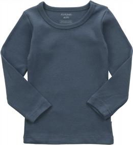 img 3 attached to Cozy And Comfortable: AVAUMA Basic Cotton Pajama Set For Baby Boys And Girls