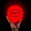 light up your game with glowcity glow in the dark basketball - perfect gift for teen basketball fanatics! logo