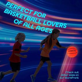 img 1 attached to Light Up Your Game With GlowCity Glow In The Dark Basketball - Perfect Gift For Teen Basketball Fanatics!