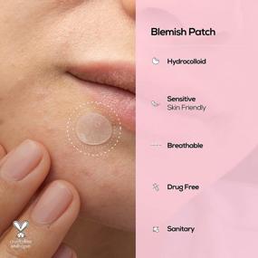 img 2 attached to HANHOO Hydrocolloid Blemish And T-Zone Pore Patches Bundle - Includes 108 On The Go Blemish Patches, 16 Pore Patches, And 16 Triangle Nose Patches